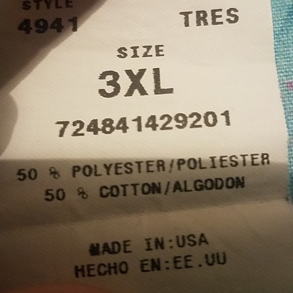 #0011Scrub HQ Top 3XL - Picture 3 of 3